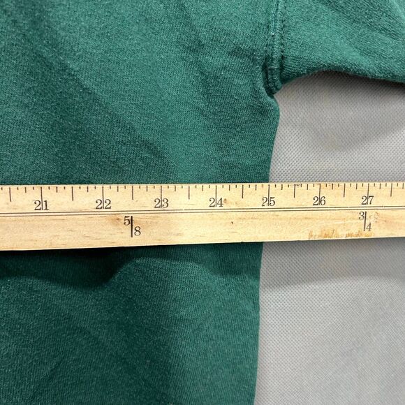 VTG 1996 Atlantic Coca-Cola Days Green Santa Sweatshirt Santee XXXL USA Made - Picture 7 of 7